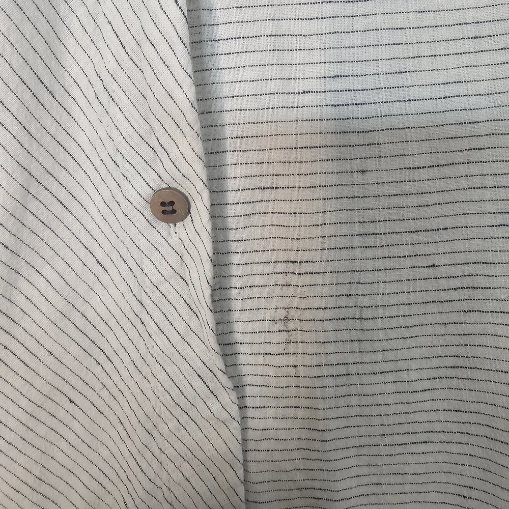 Zara Women's Oversized Linen Striped Shirt Tunic Size Midium